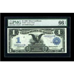 Fr. 227 $1 1899 Silver Certificate PMG Gem