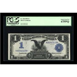 Fr. 228 $1 1899 Silver Certificate PCGS Superb