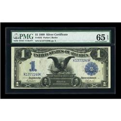 Fr. 232 $1 1899 Silver Certificate PMG Gem