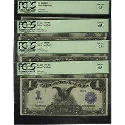 Fr. 233 $1 1899 Silver Certificates Cut Sheet of