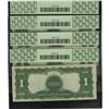 Image 2 : Fr. 233 $1 1899 Silver Certificates Cut Sheet of