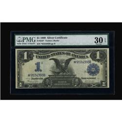 Fr. 233 $1 1899 Silver CertificateStar Note PMG