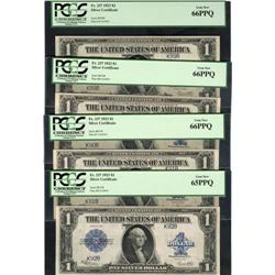 Fr. 237 $1 1923 Silver Certificates Cut sheet of