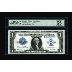 Fr. 237 $1 1923 Silver Certificate PMG Gem