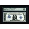 Image 1 : Fr. 237 $1 1923 Silver Certificate PMG Gem
