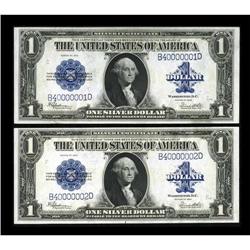 Fr. 237 $1 1923 Silver Certificates Consecutive