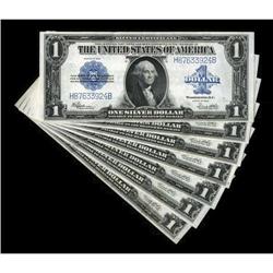 Fr. 237 $1 1923 Seven Consecutive Silver