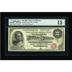 Fr. 240 $2 1886 Silver Certificate PMG Choice