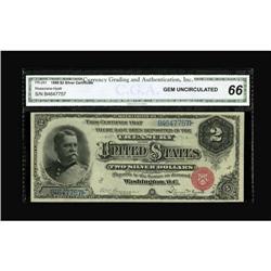 Fr. 241 $2 1886 Silver Certificate CGA Gem