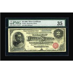 Fr. 241 $2 1886 Silver Certificate PMG Choice