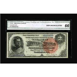 Fr. 242 $2 1886 Silver Certificate CGA Gem