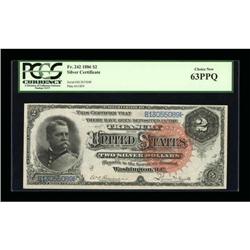 Fr. 242 $2 1886 Silver Certificate PCGS Choice