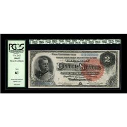 Fr. 242 $2 1886 Silver Certificate PCGS New 61.