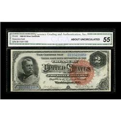 Fr. 242 $2 1886 Silver Certificate CGA About