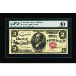 Fr. 246 $2 1891 Silver Certificate PMG Extremely