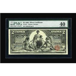 Fr. 247 $2 1896 Silver Certificate PMG Extremely
