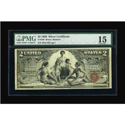 Fr. 248 $2 1896 Silver Certificate PMG Choice