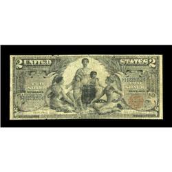 Fr. 248 $2 1896 Silver Certificate Good.