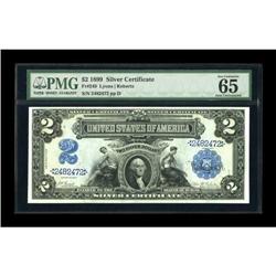 Fr. 249 $2 1899 Silver Certificate PMG Gem