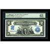 Image 1 : Fr. 249 $2 1899 Silver Certificate PMG Gem