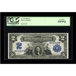Fr. 249 $2 1899 Silver Certificate PCGS Very