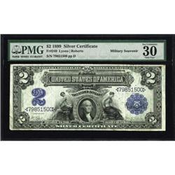 Fr. 249 $2 1899 Silver Certificate PMG Very Fine