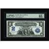 Image 1 : Fr. 251 $2 1899 Silver Certificate PMG Gem