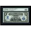 Image 1 : Fr. 253 $2 1899 Silver Certificate PMG Choice