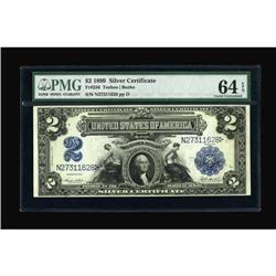 Fr. 256 $2 1899 Silver Certificate PMG Choice