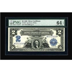 Fr. 258 $2 1899 Silver Certificate PMG Choice