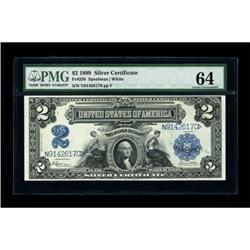 Fr. 258 $2 1899 Silver Certificate PMG Choice