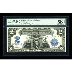 Fr. 258 $2 1899 Silver Certificate PMG Choice