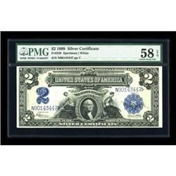 Fr. 258 $2 1899 Silver Certificate PMG Choice