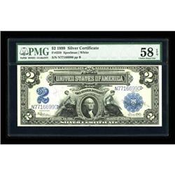 Fr. 258 $2 1899 Silver Certificate PMG Choice