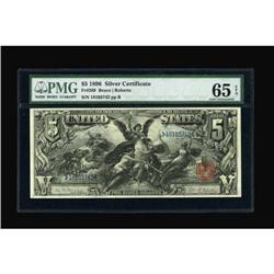 Fr. 269 $5 1896 Silver Certificate PMG Gem