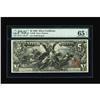 Image 1 : Fr. 269 $5 1896 Silver Certificate PMG Gem
