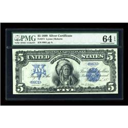 Fr. 271 $5 1899 Silver Certificate PMG Choice