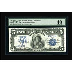 Fr. 271 $5 1899 Silver Certificate PMG Extremely