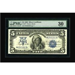 Fr. 277 $5 1899 Silver Certificate PMG Very Fine