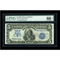 Fr. 278 $5 1899 Silver Certificate PMG Gem