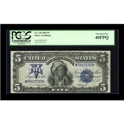 Fr. 278 $5 1899 Silver Certificate PCGS