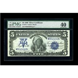 Fr. 278 $5 1899 Silver Certificate PMG Extremely