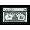 Image 1 : Fr. 278 $5 1899 Silver Certificate PMG Extremely