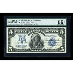 Fr. 280 $5 1899 Silver Certificate PMG Gem
