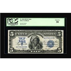 Fr. 280 $5 1899 Silver Certificate PCGS About