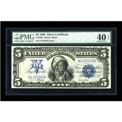 Fr. 280 $5 1899 Silver Certificate PMG Extremely