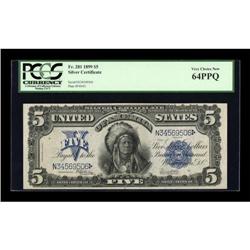 Fr. 281 $5 1899 Silver Certificate PCGS Very