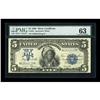 Image 1 : Fr. 281 $5 1899 Silver Certificate PMG Choice
