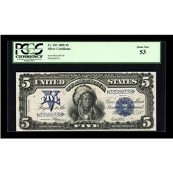 Fr. 281 $5 1899 Silver Certificate PCGS About