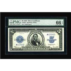 Fr. 282 $5 1923 Silver Certificate Star Note PMG